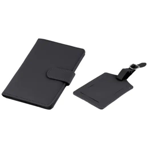 Passport Holder & Luggage Black